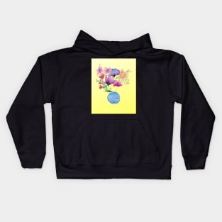 Flowers will save the world Kids Hoodie